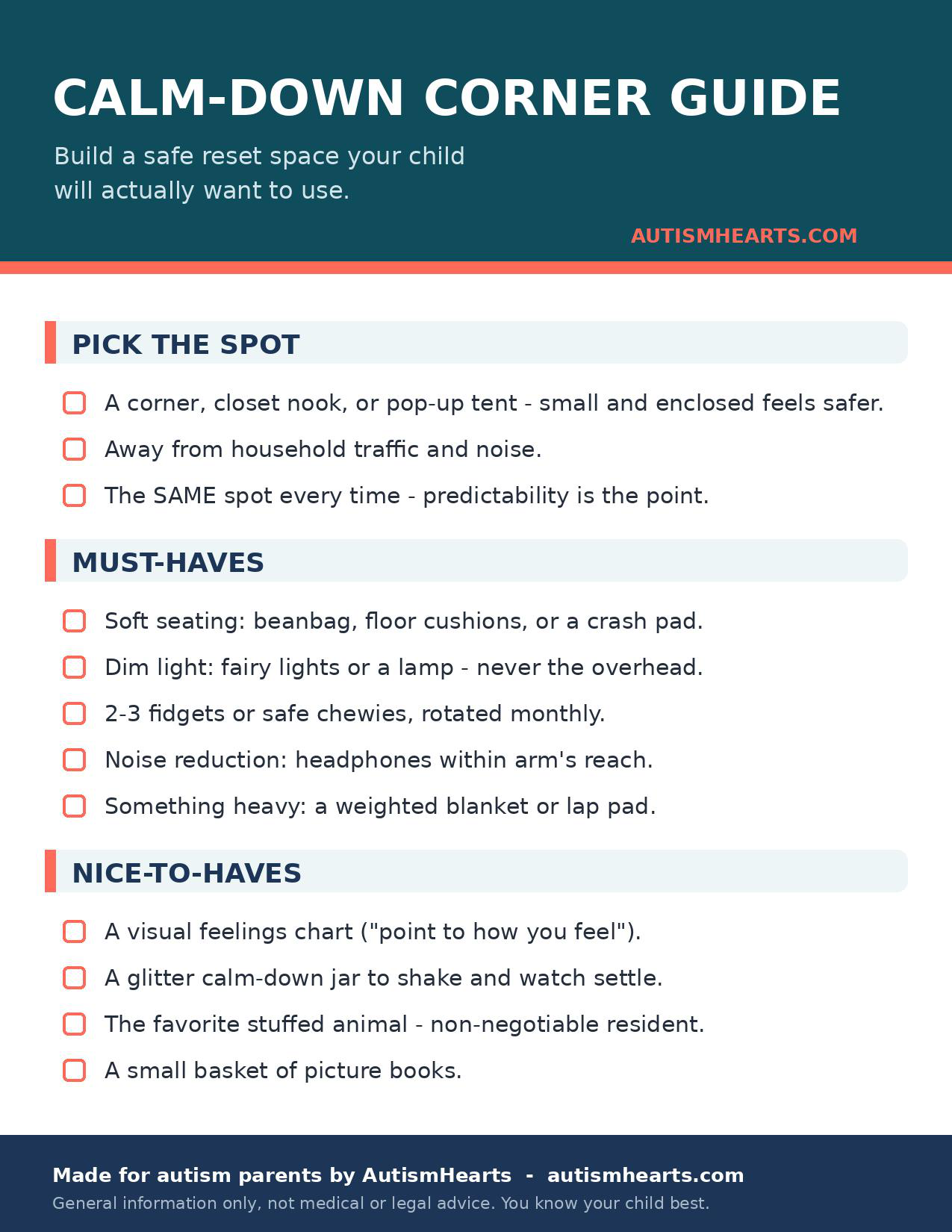 Calm-Down Corner Guide